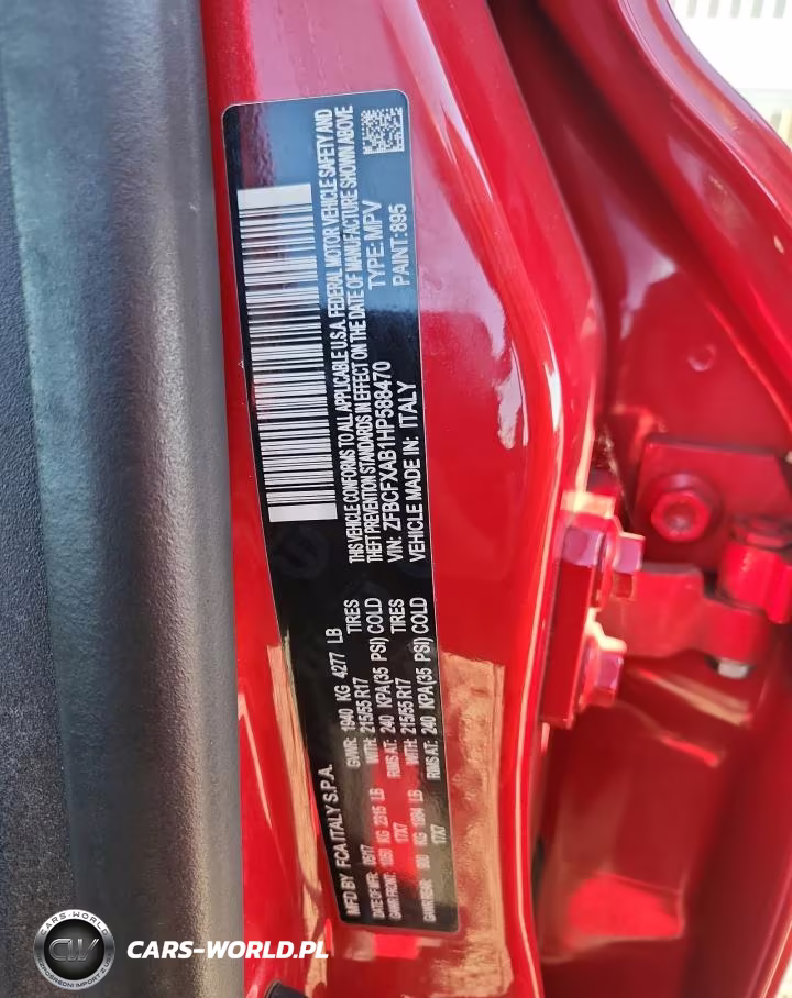 2017 Fiat 500X Pop VIN:ZFBCFXAB1HP588470 - 13