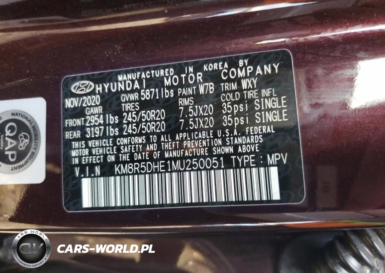 2021 Hyundai Palisade Limited VIN:KM8R5DHE1MU250051 - 13