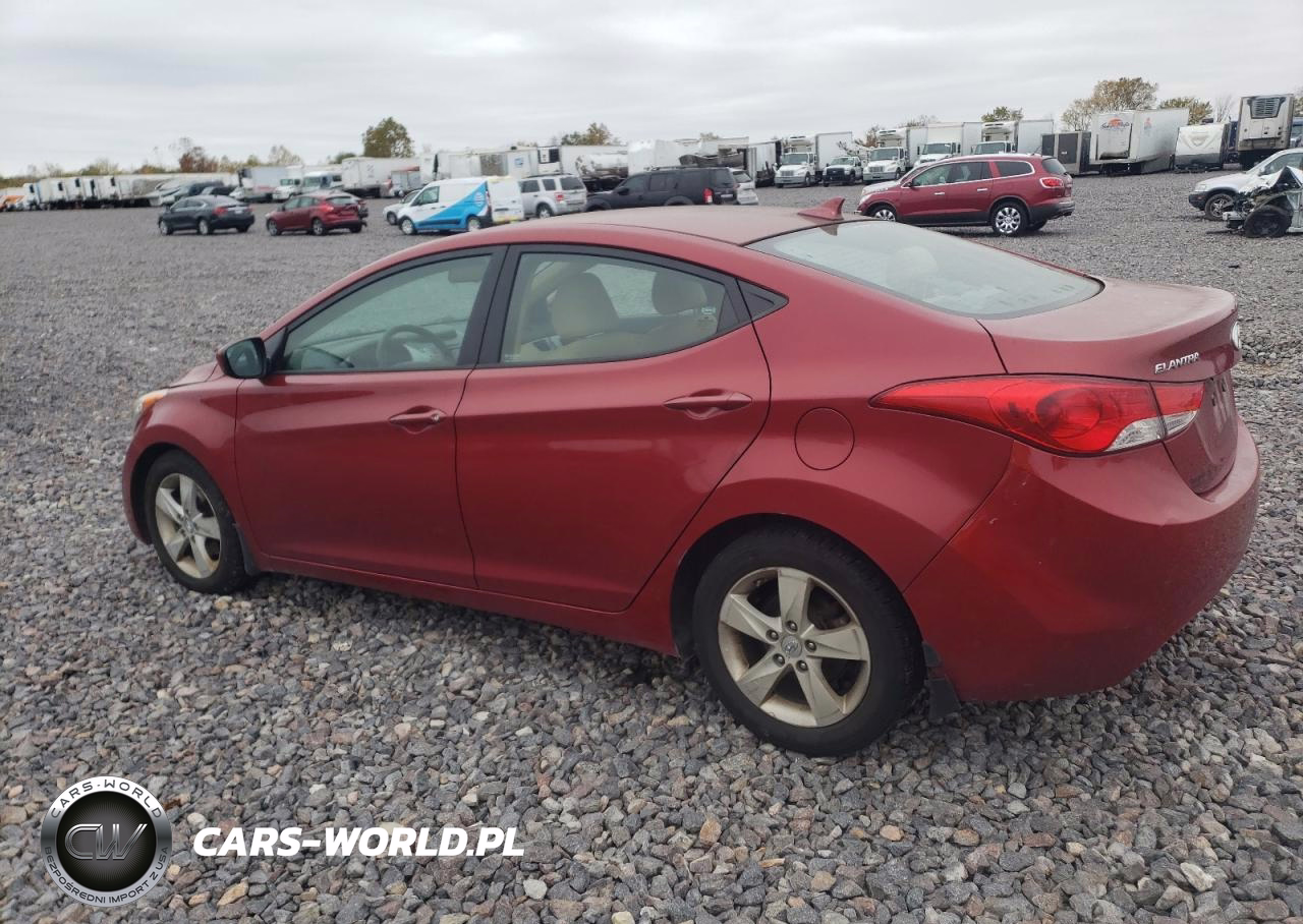 2013 Hyundai Elantra Gls VIN:KMHDH4AEXDU564633 - 2