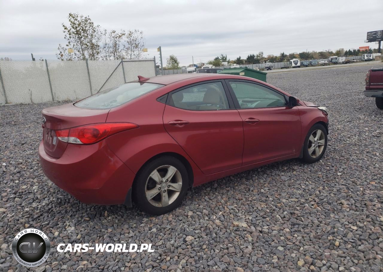 2013 Hyundai Elantra Gls VIN:KMHDH4AEXDU564633 - 3