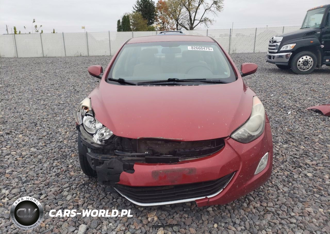2013 Hyundai Elantra Gls VIN:KMHDH4AEXDU564633 - 5