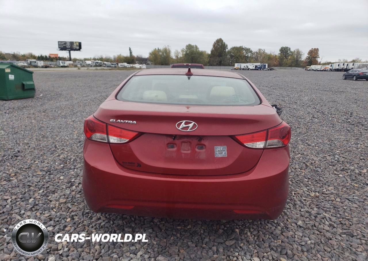 2013 Hyundai Elantra Gls VIN:KMHDH4AEXDU564633 - 6