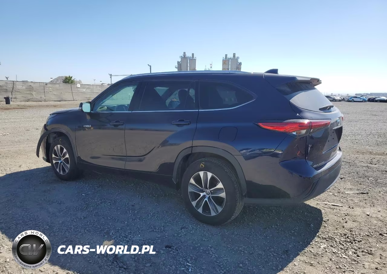 2021 Toyota Highlander Hybrid Xle VIN:5TDGARAH6MS508495 - 2