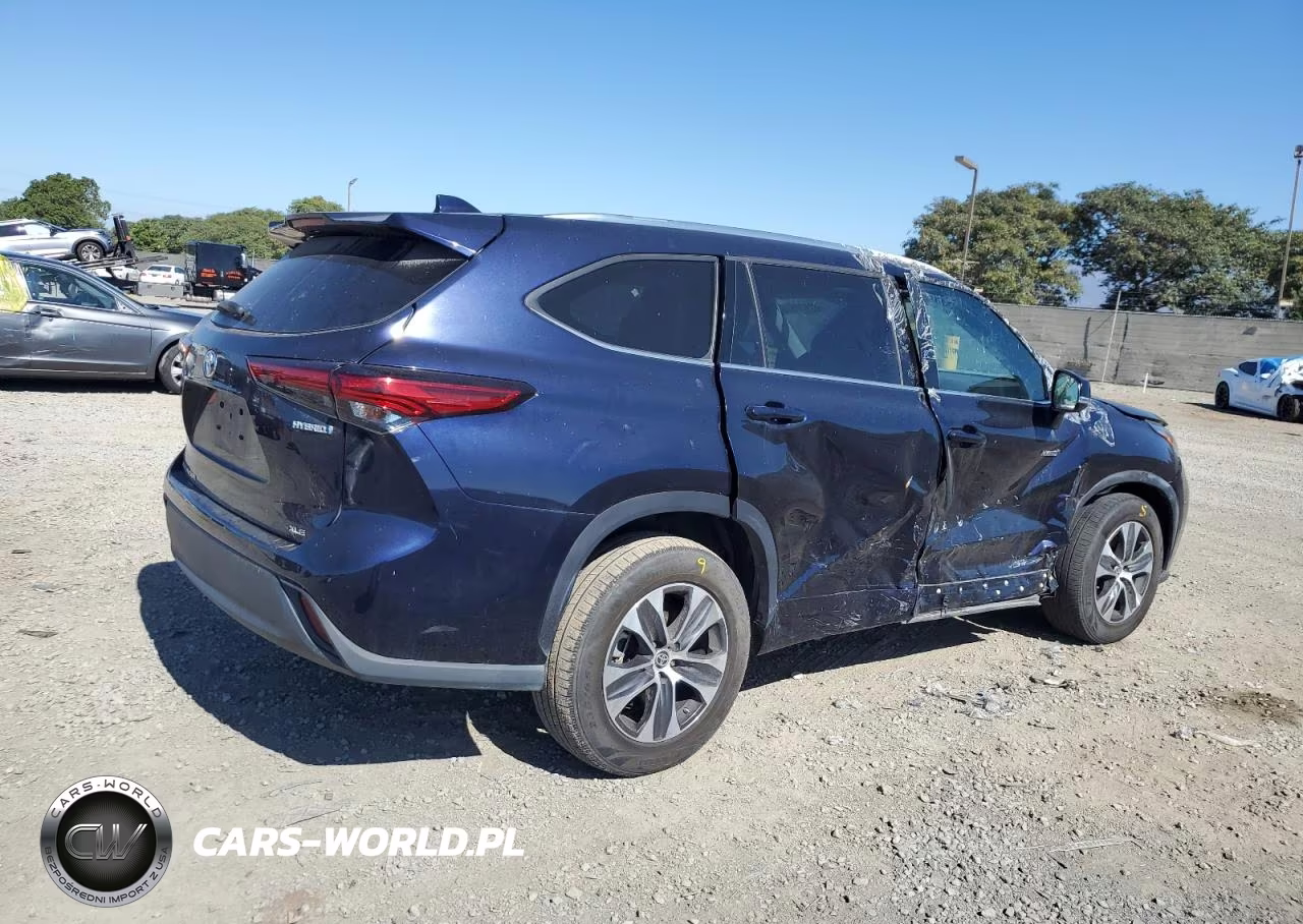 2021 Toyota Highlander Hybrid Xle VIN:5TDGARAH6MS508495 - 3
