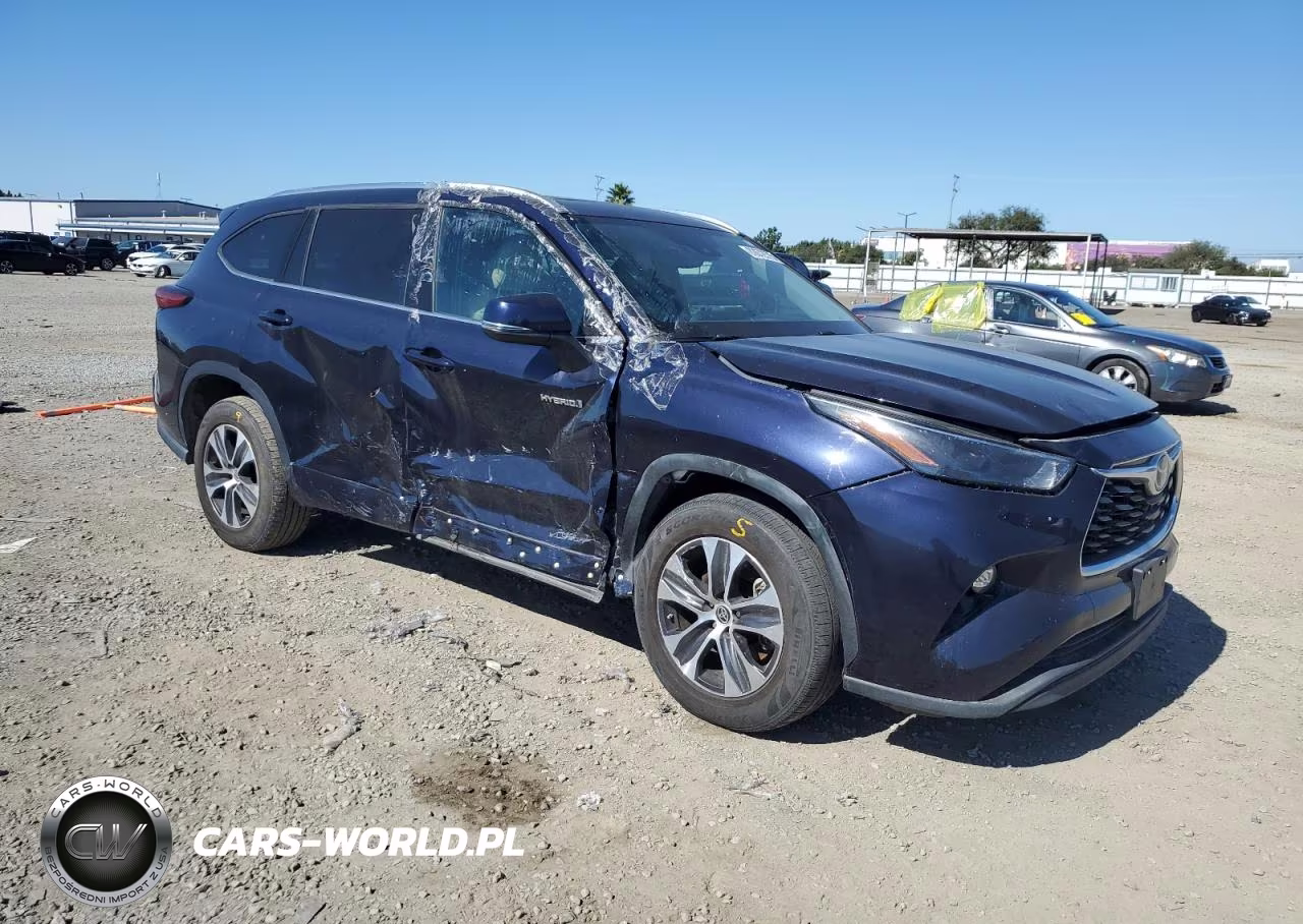 2021 Toyota Highlander Hybrid Xle VIN:5TDGARAH6MS508495 - 4