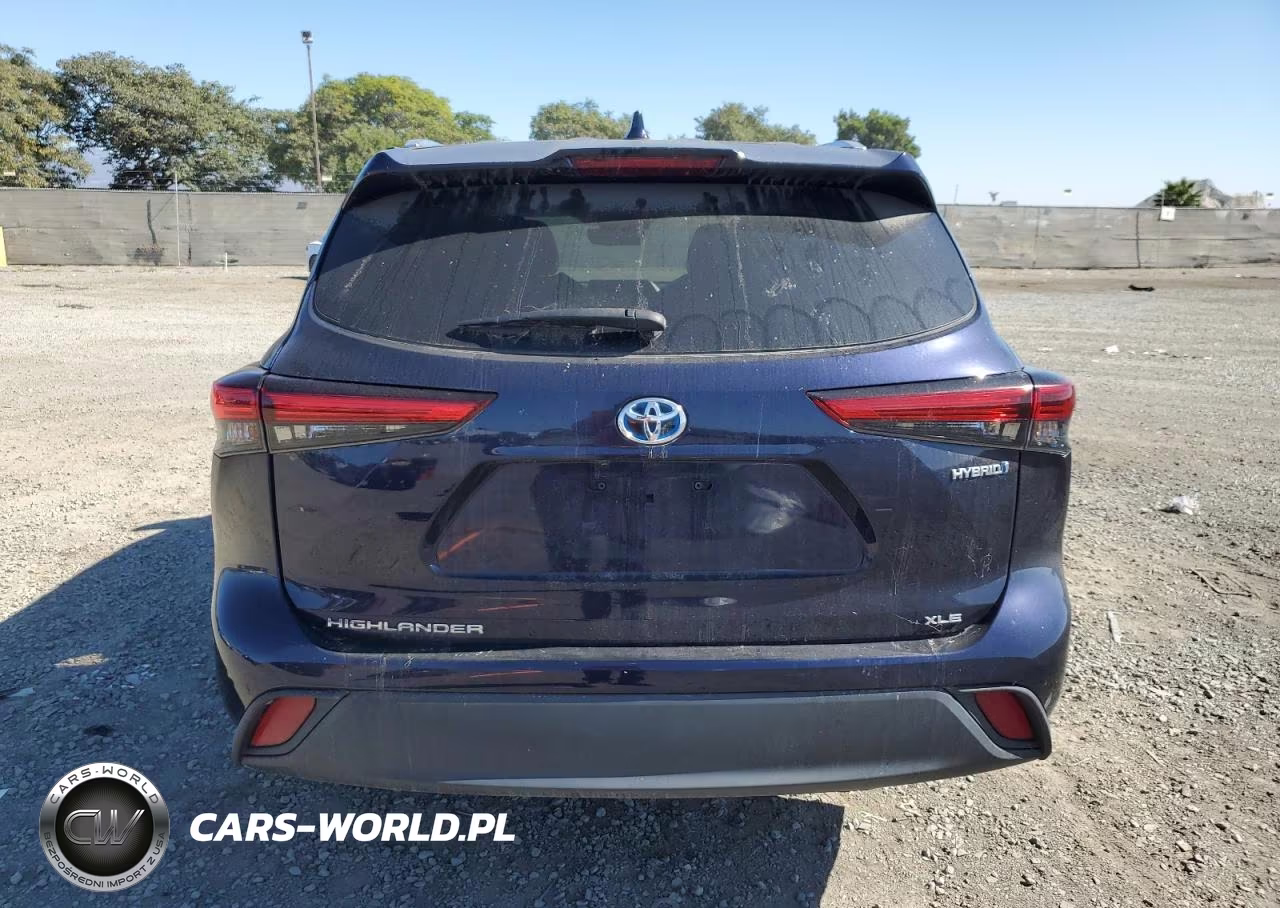 2021 Toyota Highlander Hybrid Xle VIN:5TDGARAH6MS508495 - 6