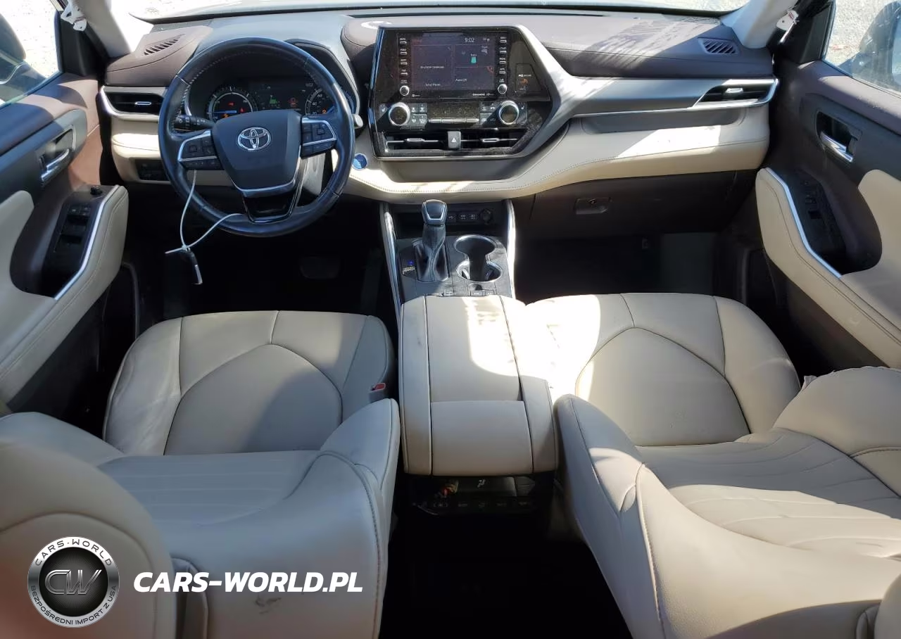 2021 Toyota Highlander Hybrid Xle VIN:5TDGARAH6MS508495 - 8