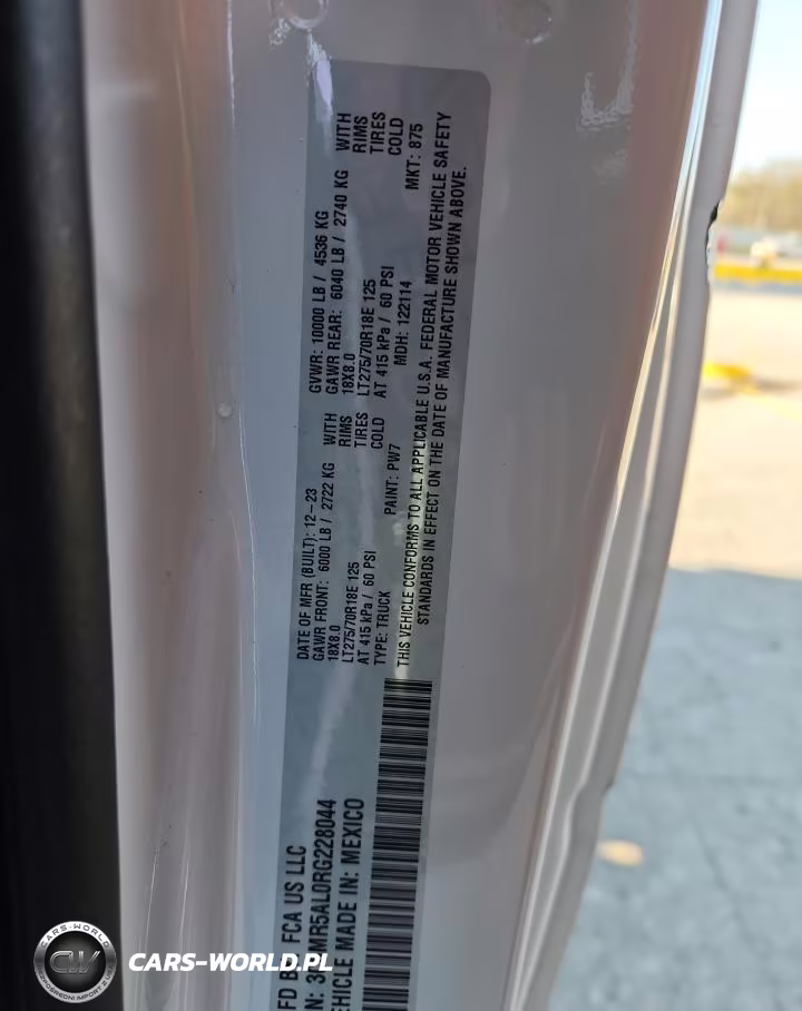 2024 Ram 2500 Tradesman VIN:3C6MR5AL0RG228044 - 12