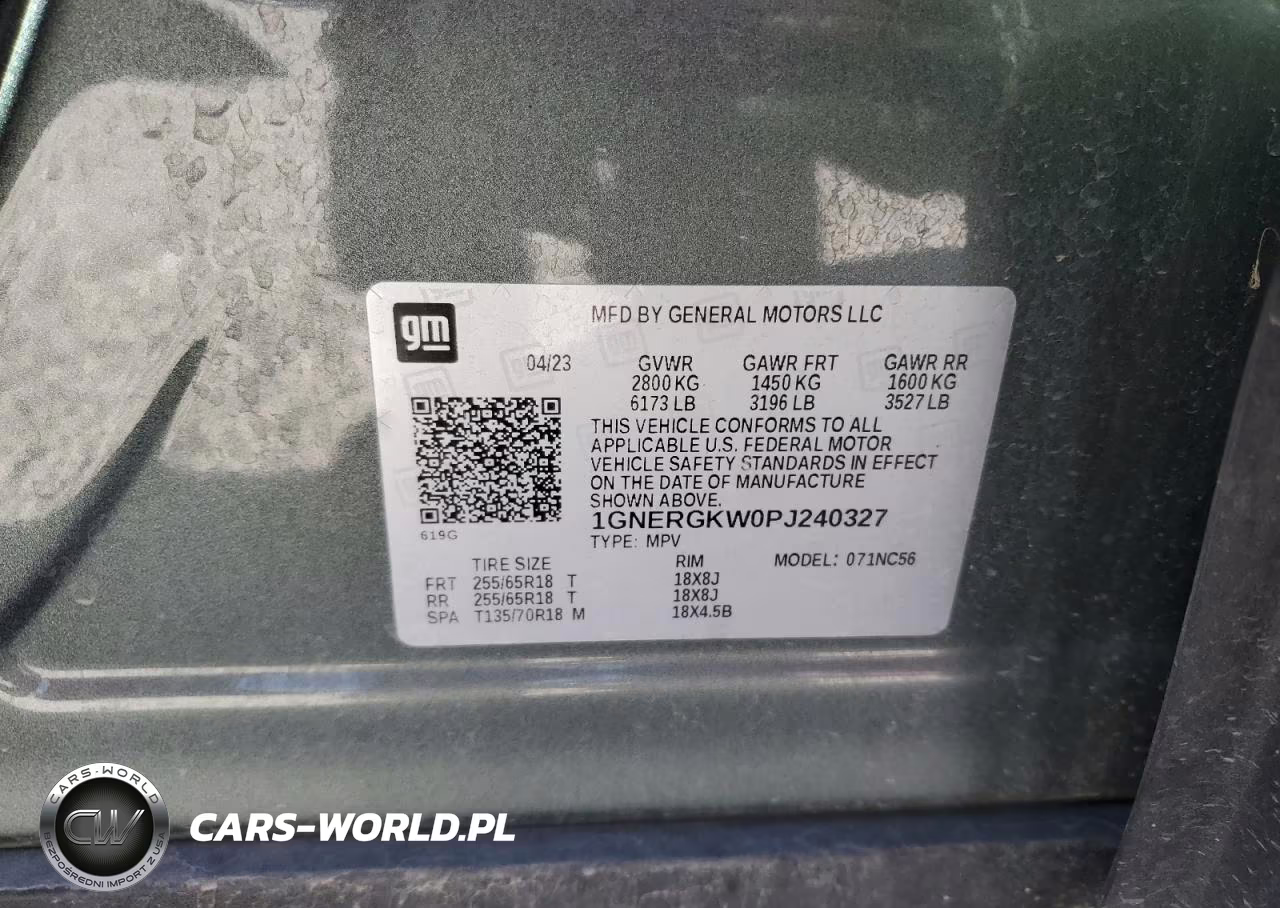 2023 Chevrolet Traverse Lt VIN:1GNERGKW0PJ240327 - 14