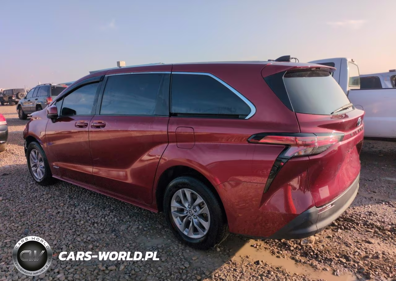 2021 Toyota Sienna Le VIN:5TDKRKECXMS005383 - 2