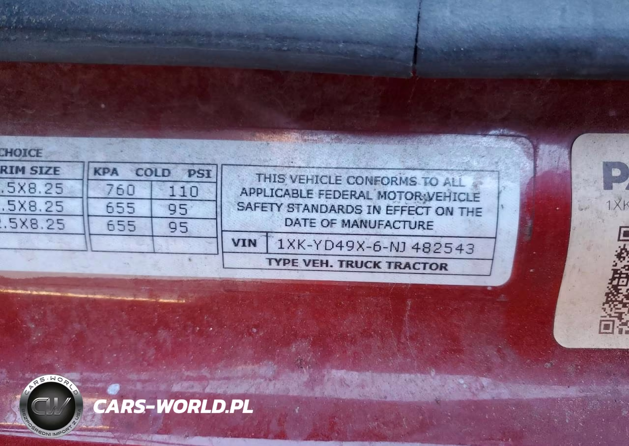 2022 Kenworth Construction T680 VIN:1XKYD49X6NJ482543 - 10
