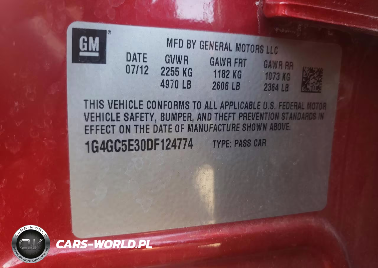 2013 Buick Lacrosse VIN:1G4GC5E30DF124774 - 12
