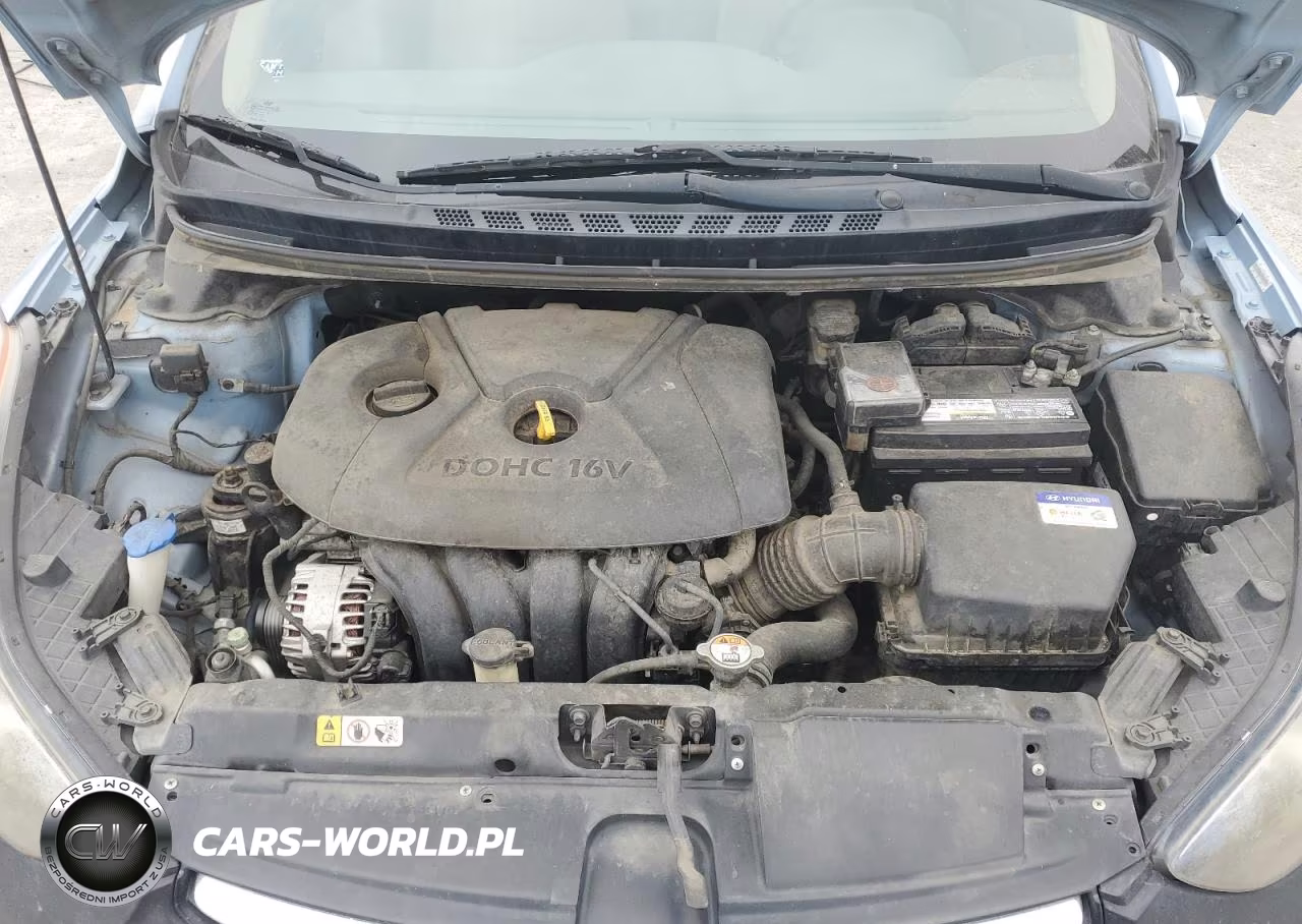 2013 Hyundai Elantra Gls VIN:KMHDH4AE3DU488284 - 11