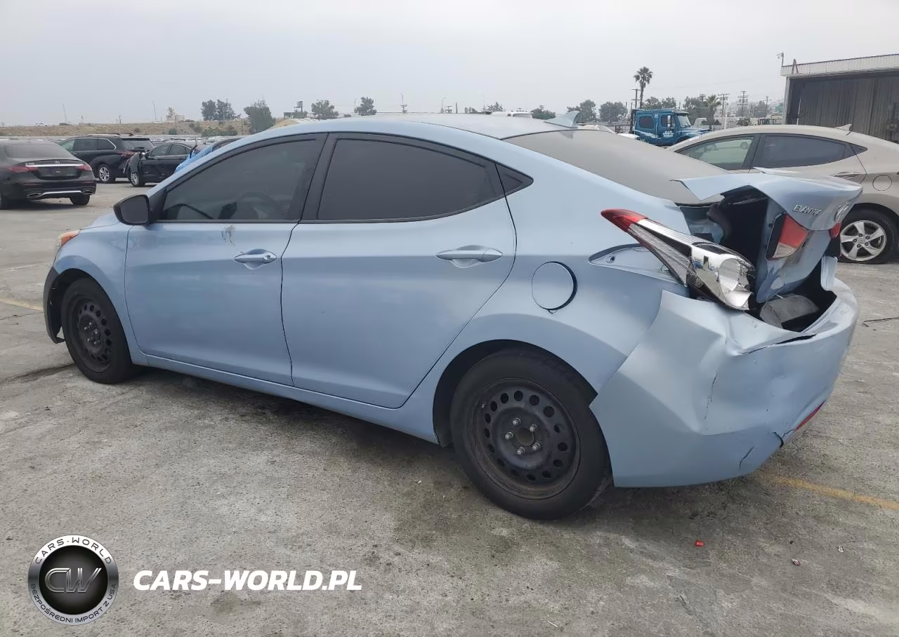 2013 Hyundai Elantra Gls VIN:KMHDH4AE3DU488284 - 2