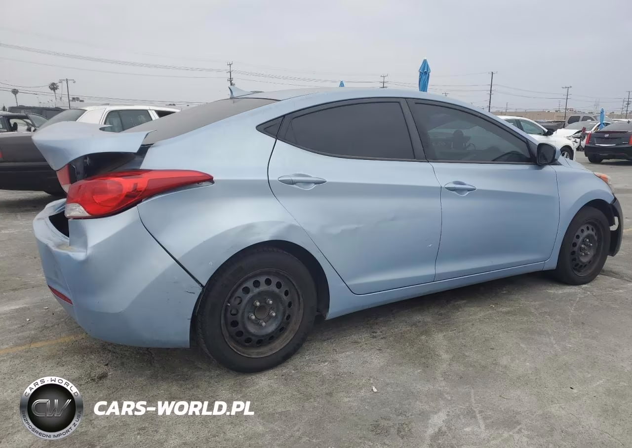 2013 Hyundai Elantra Gls VIN:KMHDH4AE3DU488284 - 3
