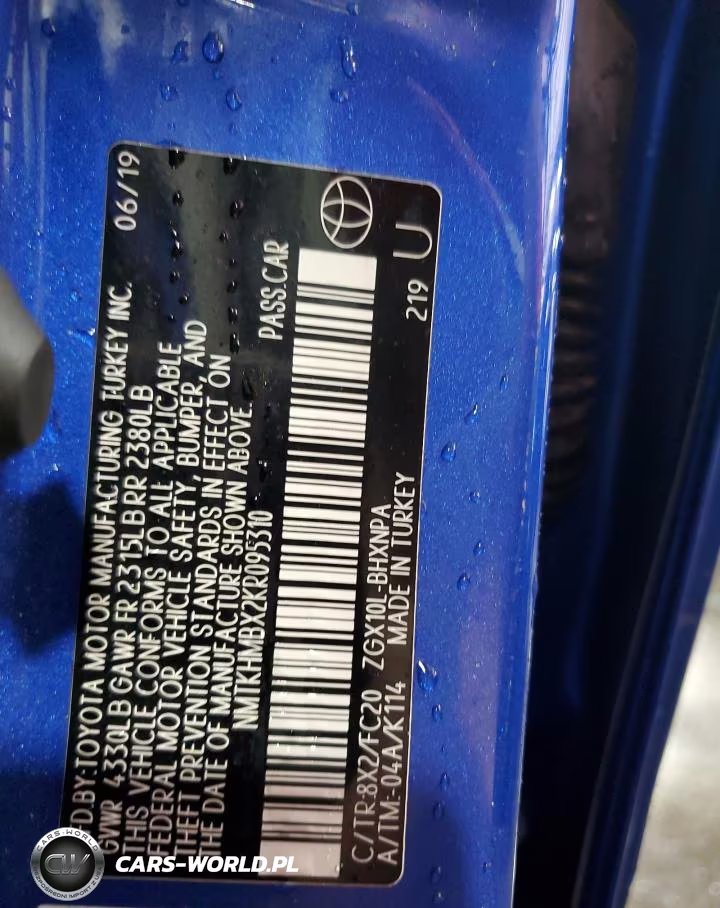 2019 Toyota C-Hr Xle VIN:NMTKHMBX2KR095310 - 12