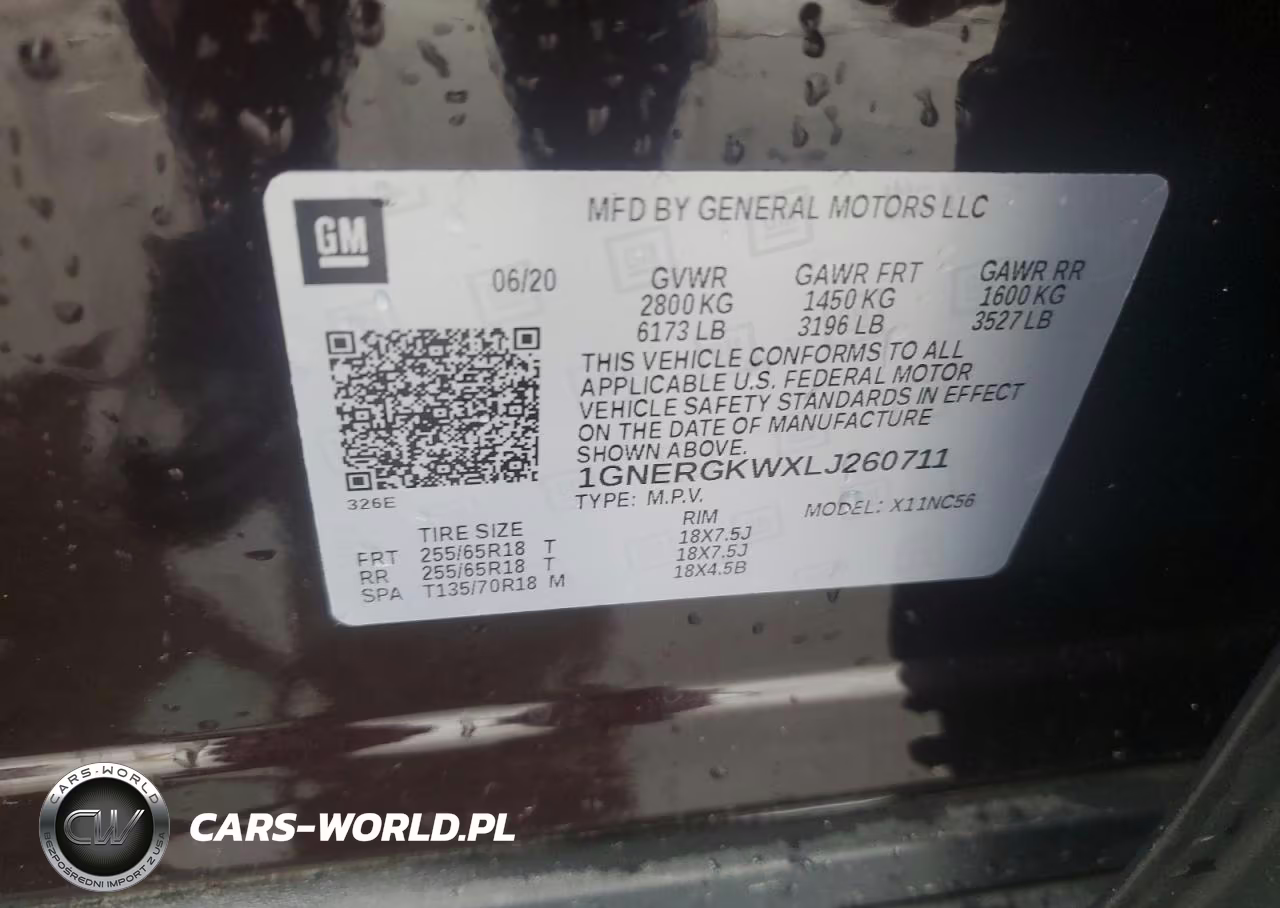 2020 Chevrolet Traverse Lt VIN:1GNERGKWXLJ260711 - 13