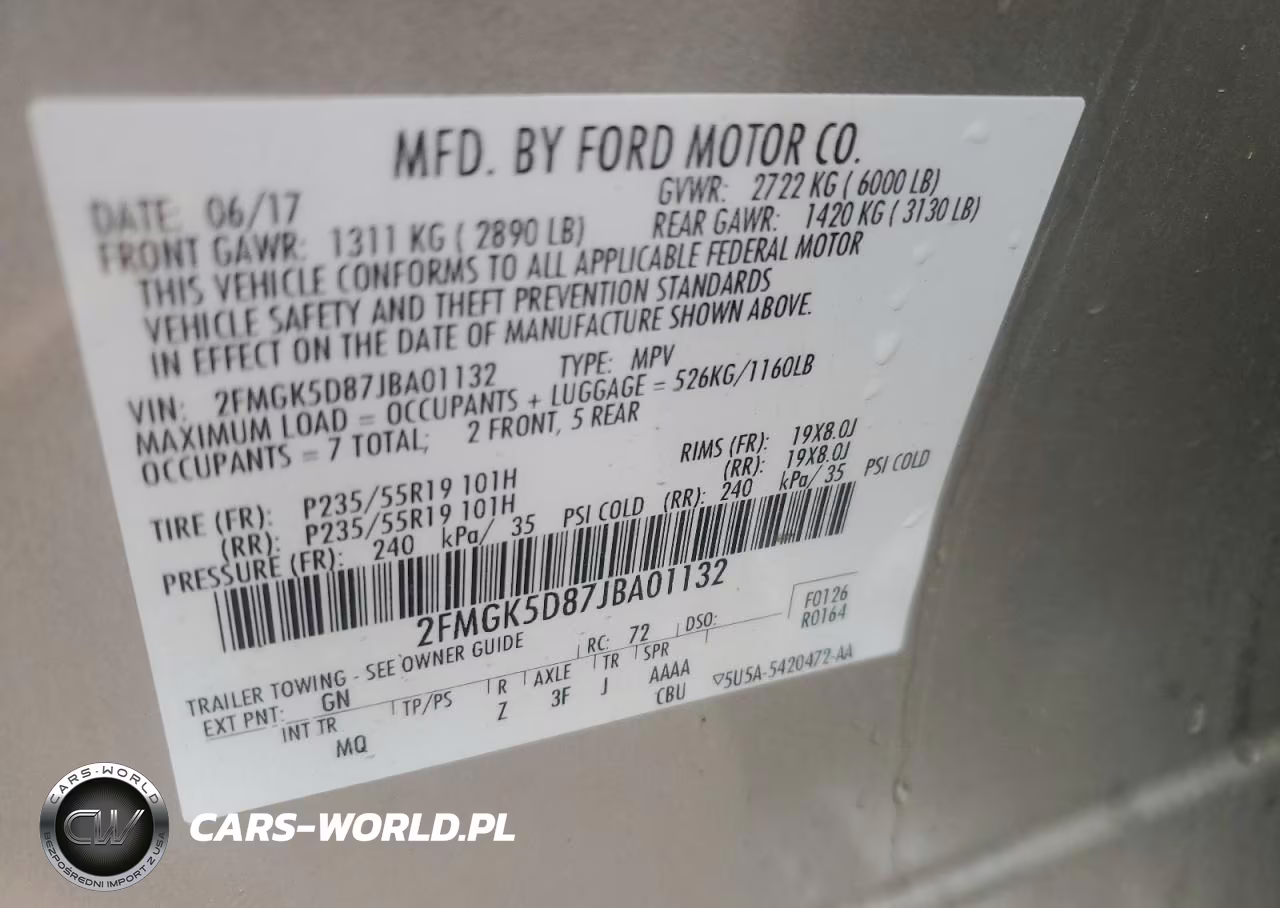 2018 Ford Flex Limited VIN:2FMGK5D87JBA01132 - 14