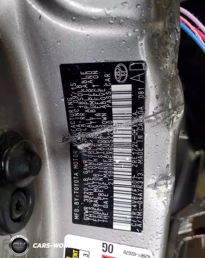 2016 Toyota Corolla L VIN:2T1BURHEXGC522670 - 13