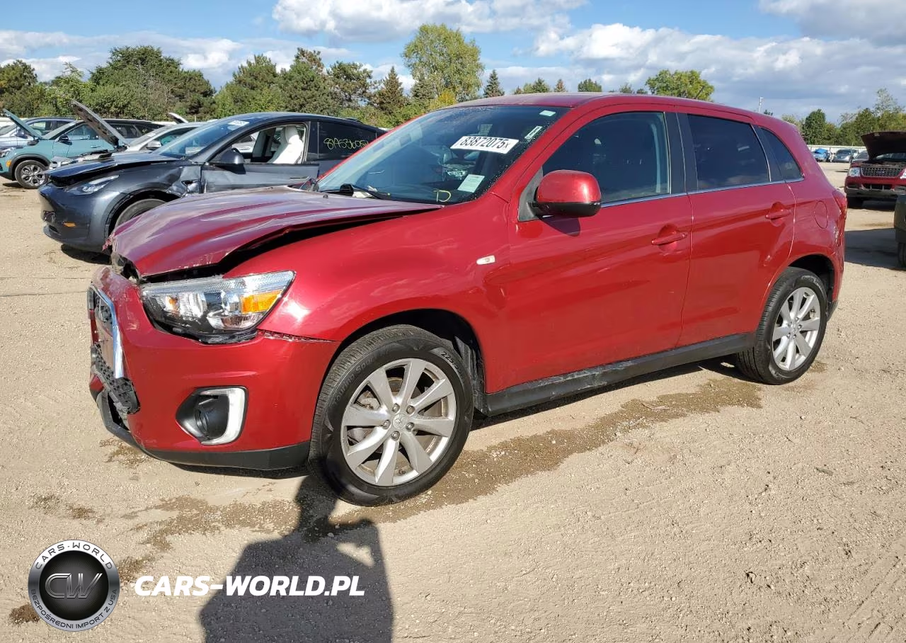 2015 Mitsubishi Outlander Sport Se VIN:4A4AP4AU8FE059066 - 1
