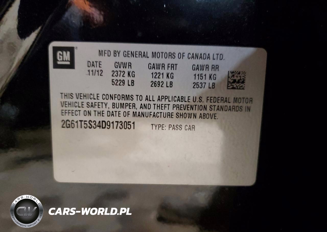 2013 Cadillac Xts Premium Collection VIN:2G61T5S34D9173051 - 12
