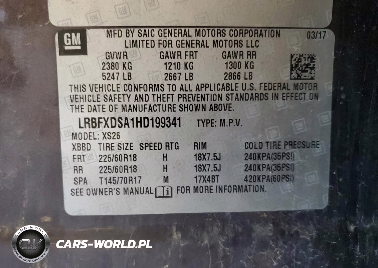2017 Buick Envision Essence VIN:LRBFXDSA1HD199341 - 13