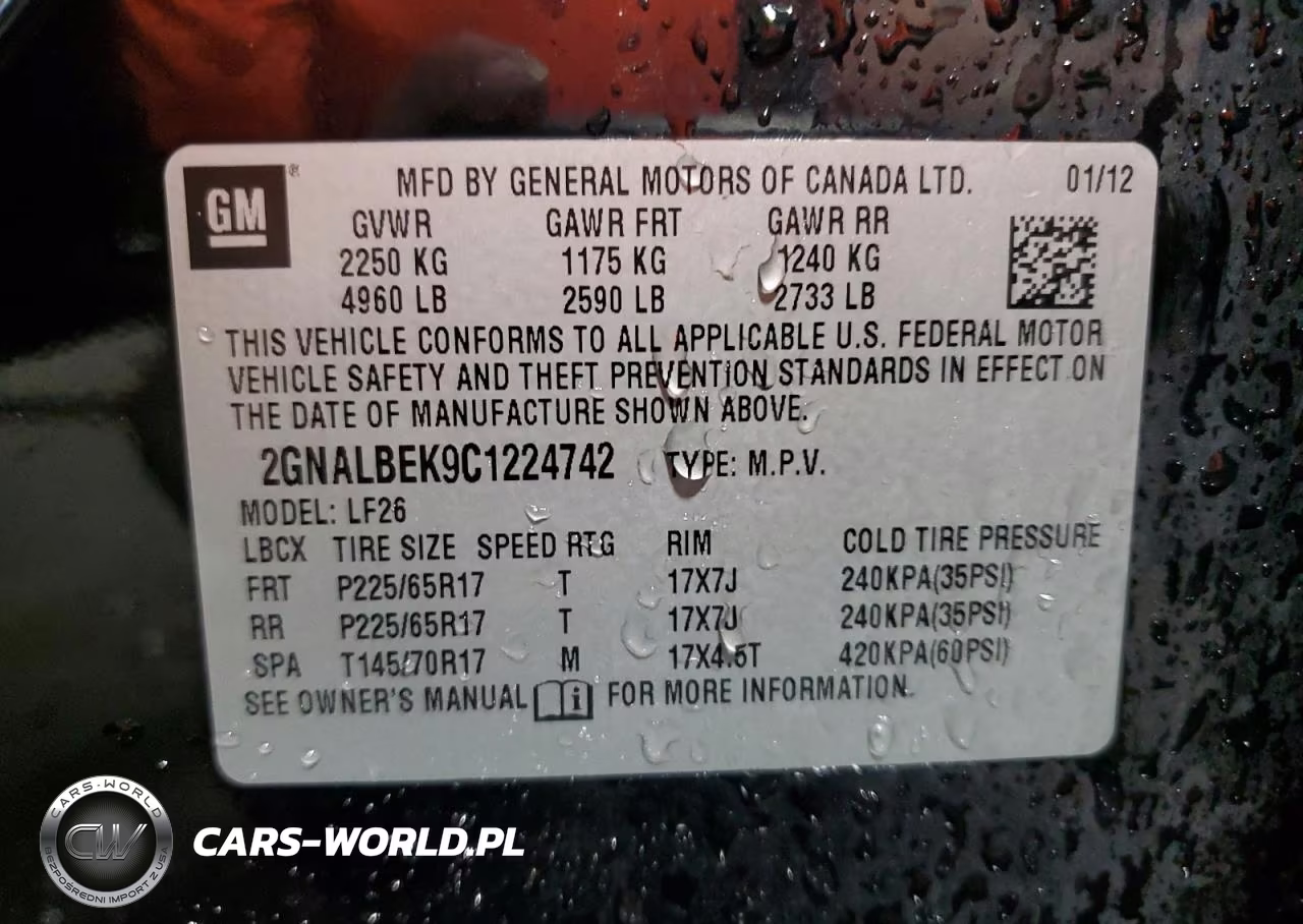 2012 Chevrolet Equinox Ls VIN:2GNALBEK9C1224742 - 13