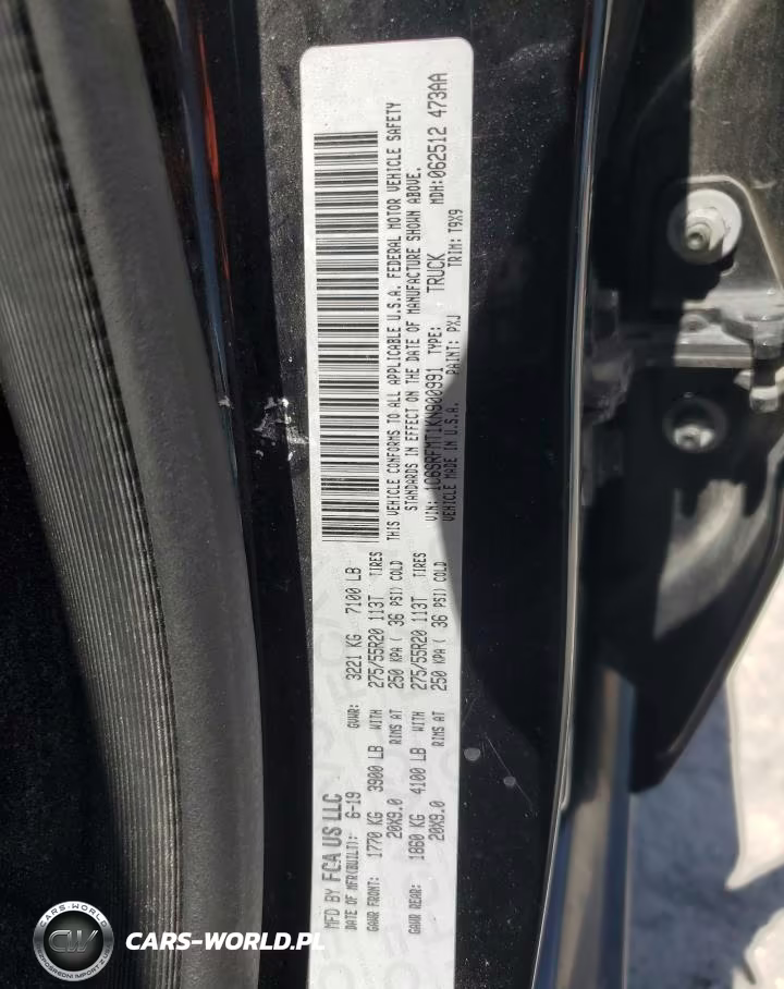 2019 Ram 1500 Big Horn VIN:1C6SRFMT1KN900991 - 12