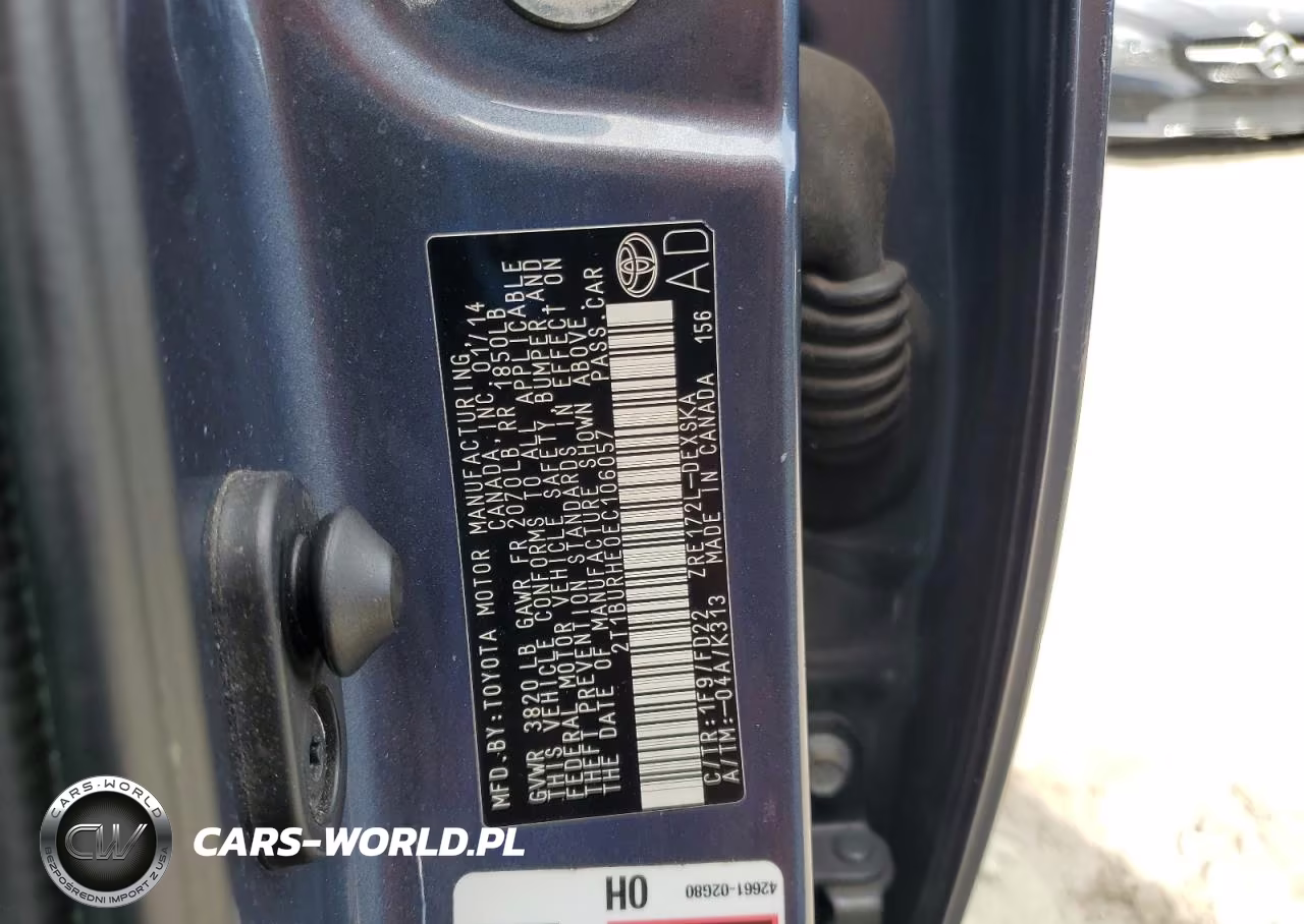 2014 Toyota Corolla L VIN:2T1BURHE0EC106057 - 12