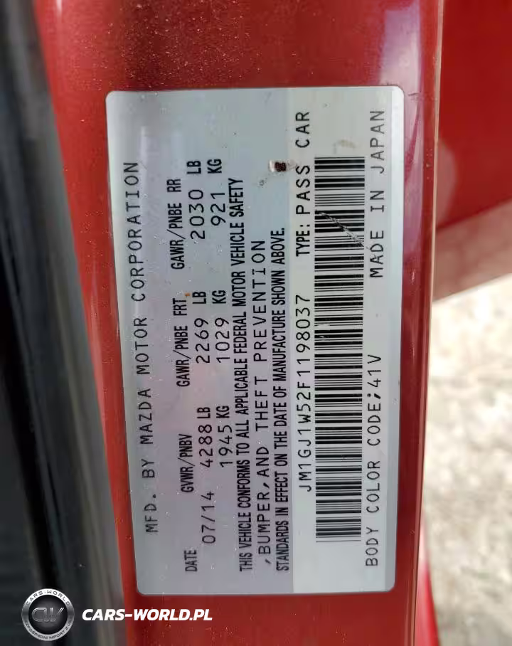 2015 Mazda 6 Grand Touring VIN:JM1GJ1W52F1198037 - 12