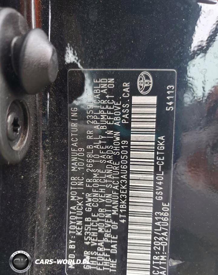 2010 Toyota Camry Se VIN:4T1BK3EK3AU605019 - 12