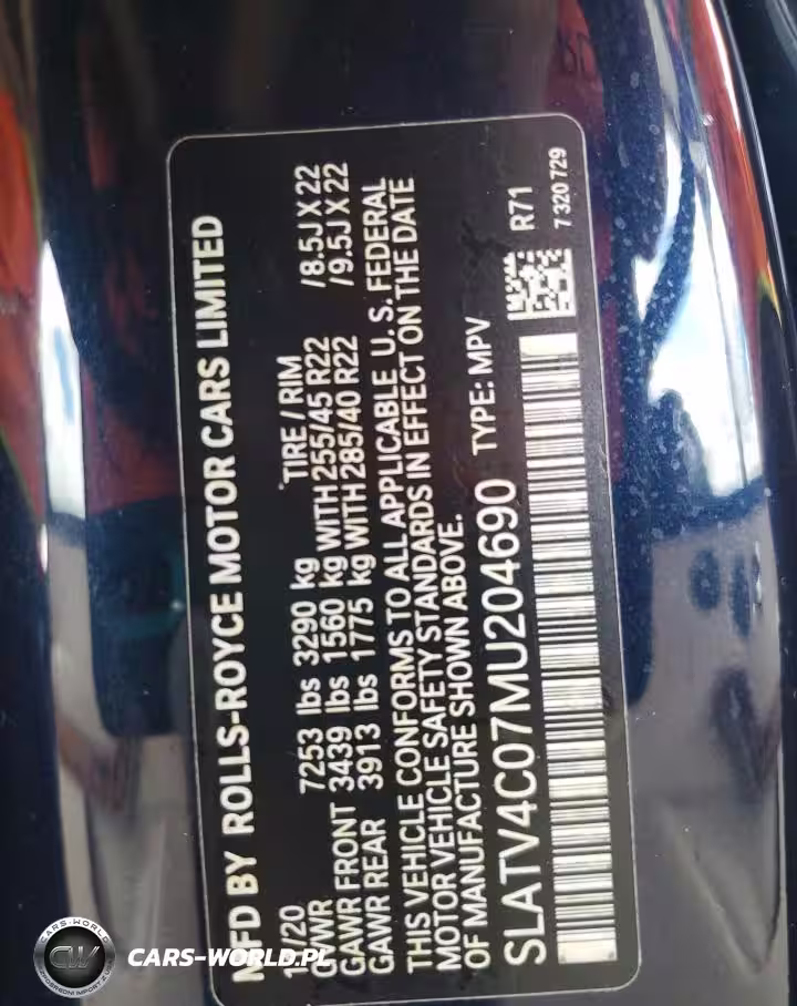 2021 Rolls-Royce Cullinan VIN:SLATV4C07MU204690 - 14