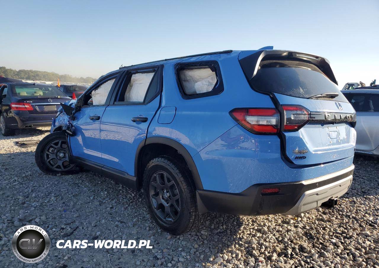 2025 Honda Pilot Trailsport VIN:5FNYG1H6XSB124083 - 2