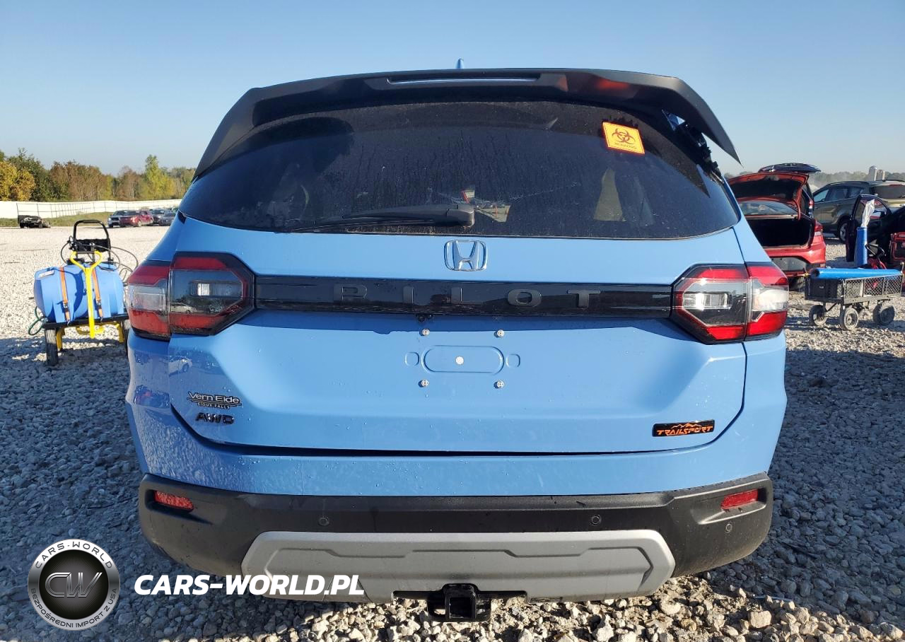 2025 Honda Pilot Trailsport VIN:5FNYG1H6XSB124083 - 6