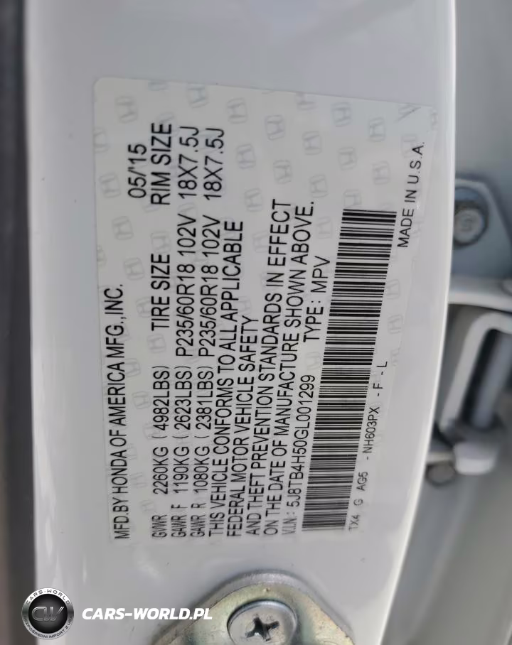 2016 Acura Rdx Technology VIN:5J8TB4H50GL001299 - 12
