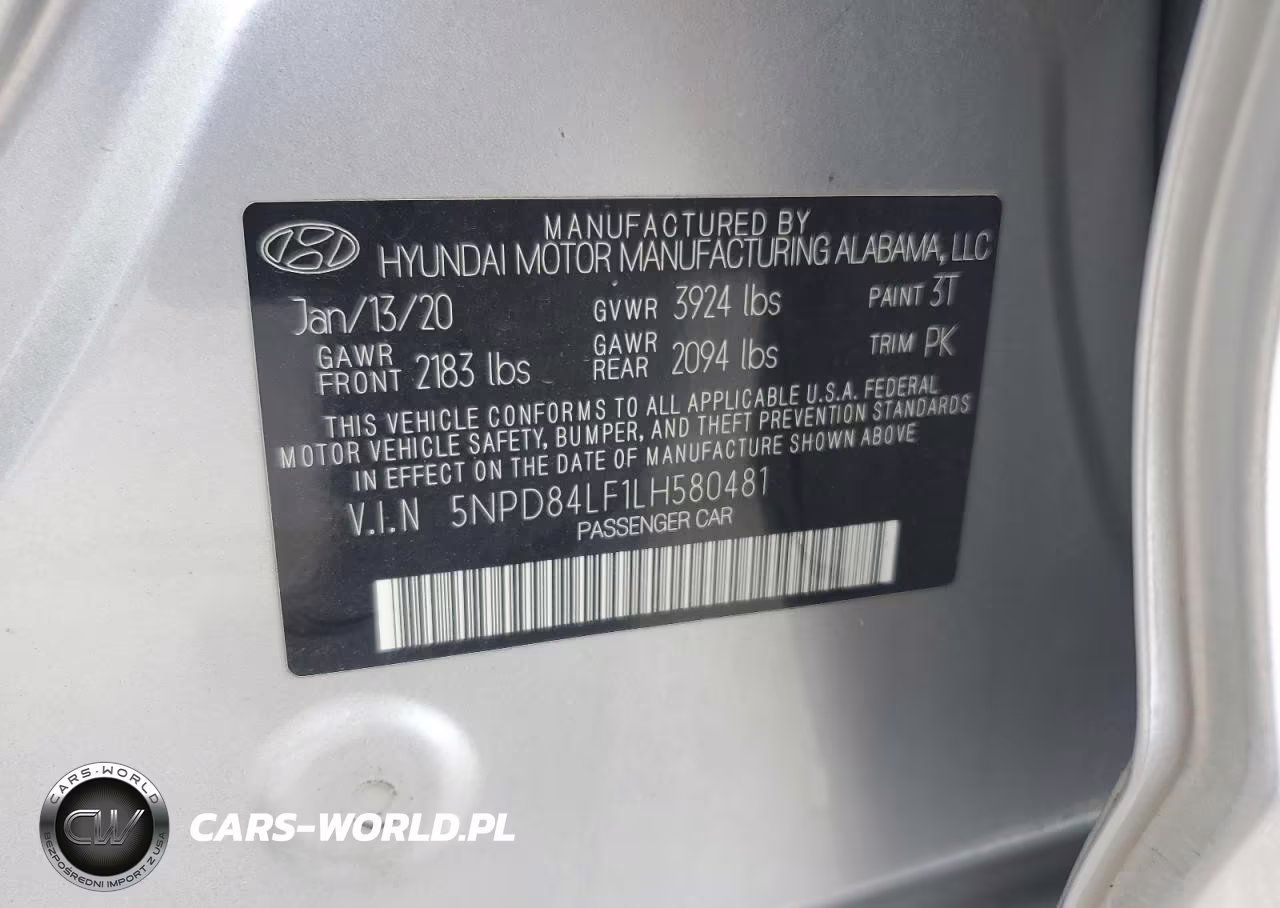 2020 Hyundai Elantra Sel VIN:5NPD84LF1LH580481 - 12