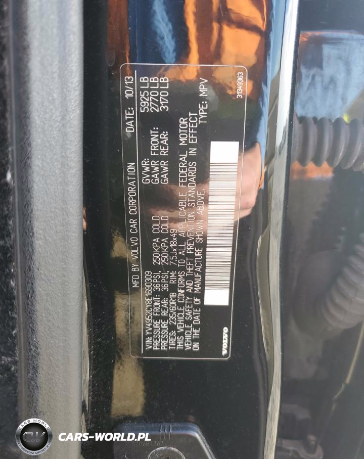 2014 Volvo Xc90 3.2 VIN:YV4952CY8E1690309 - 12