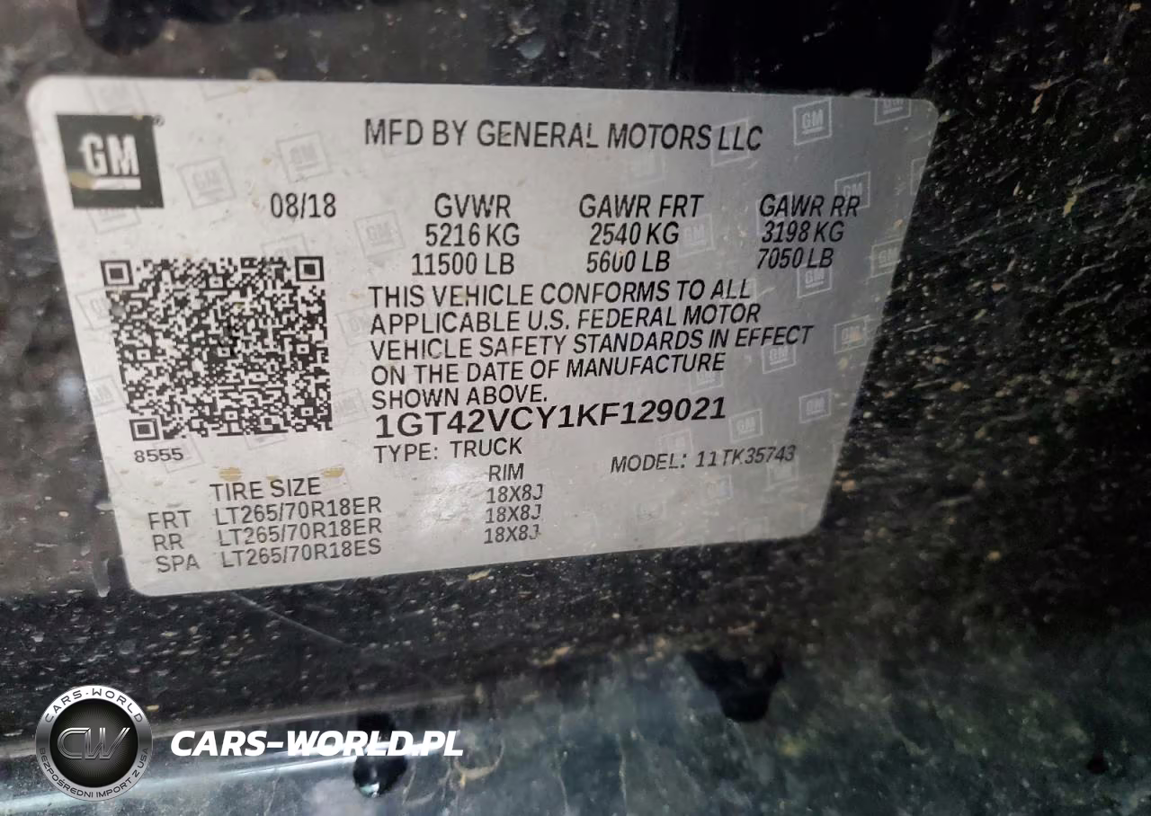 2019 GMC Sierra K3500 Slt VIN:1GT42VCY1KF129021 - 13