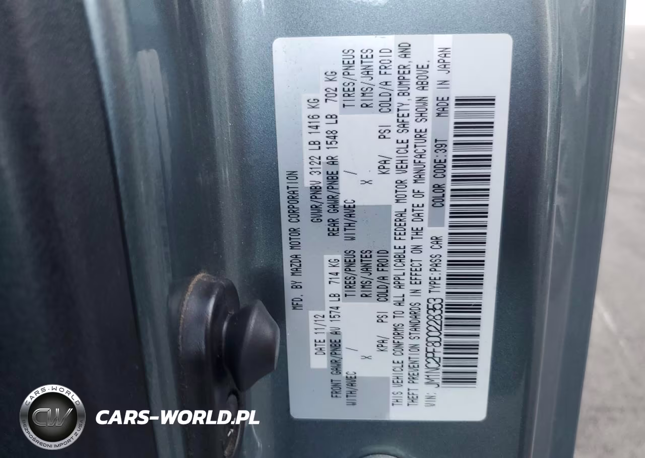 2013 Mazda Mx-5 Miata Grand Touring VIN:JM1NC2PF8D0228353 - 12