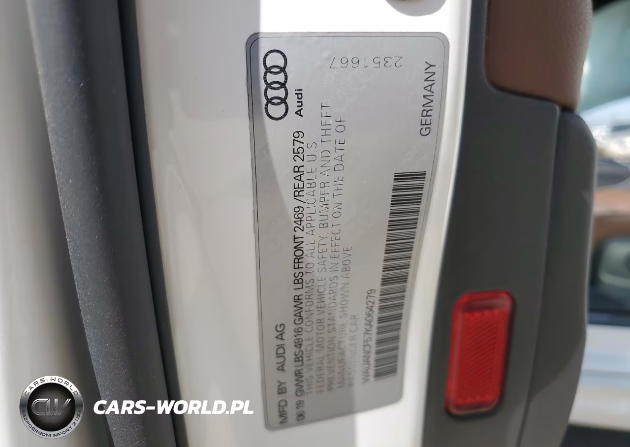2019 Audi A5 Premium VIN:WAUANCF57KA064279 - 12