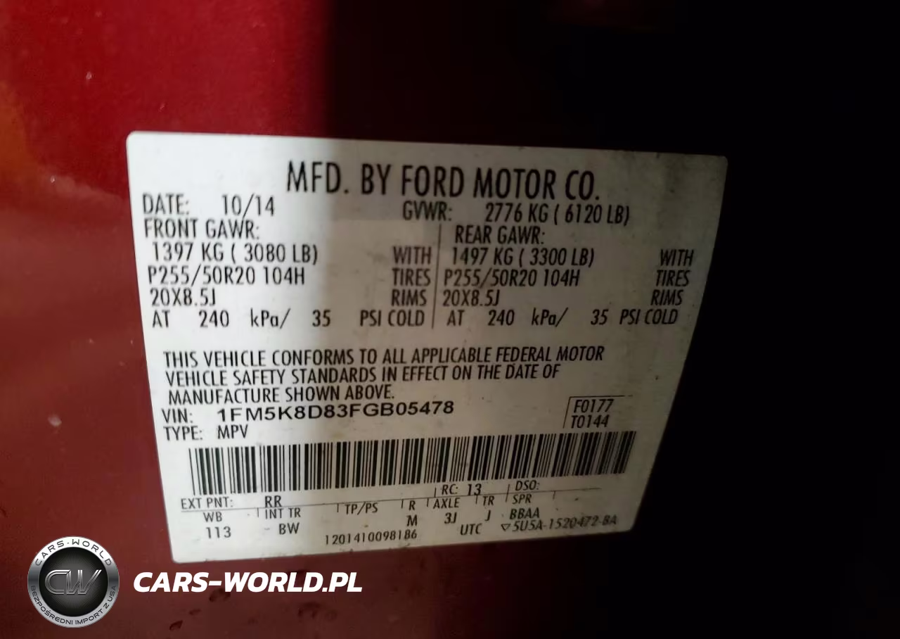 2015 Ford Explorer Xlt VIN:1FM5K8D83FGB05478 - 13