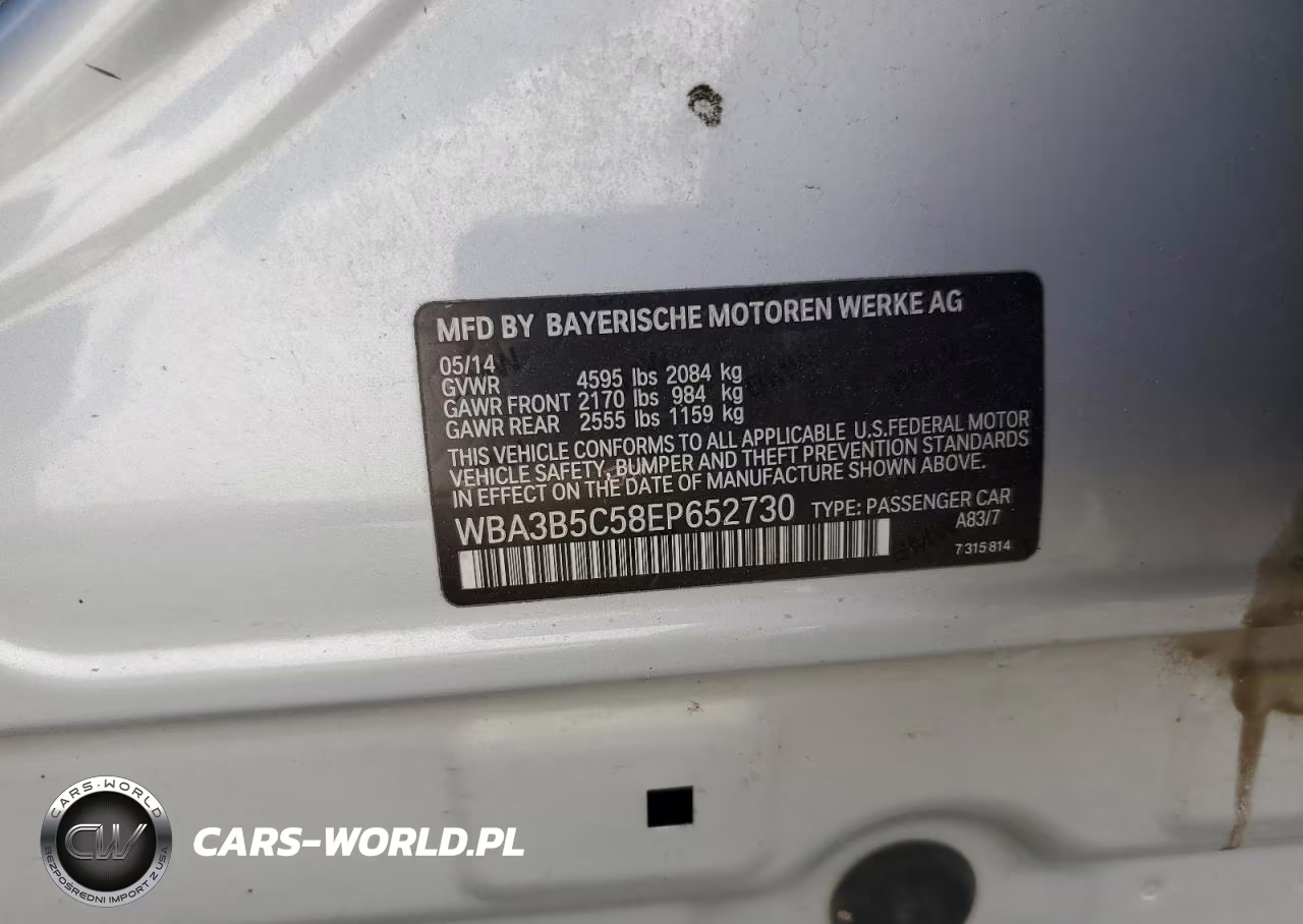 2014 BMW 328 Xi Sulev VIN:WBA3B5C58EP652730 - 12