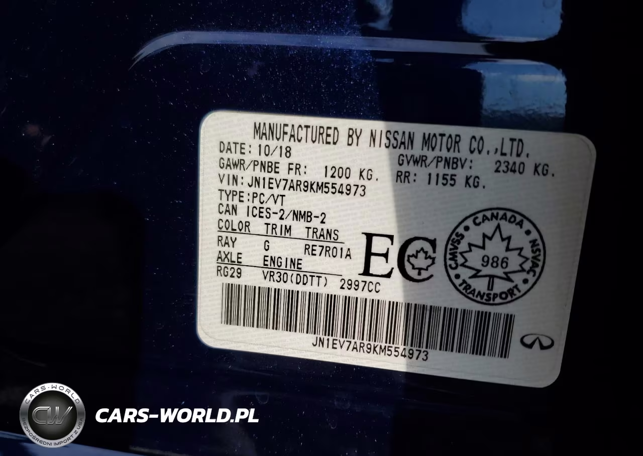 2019 Infiniti Q50 Luxe VIN:JN1EV7AR9KM554973 - 12