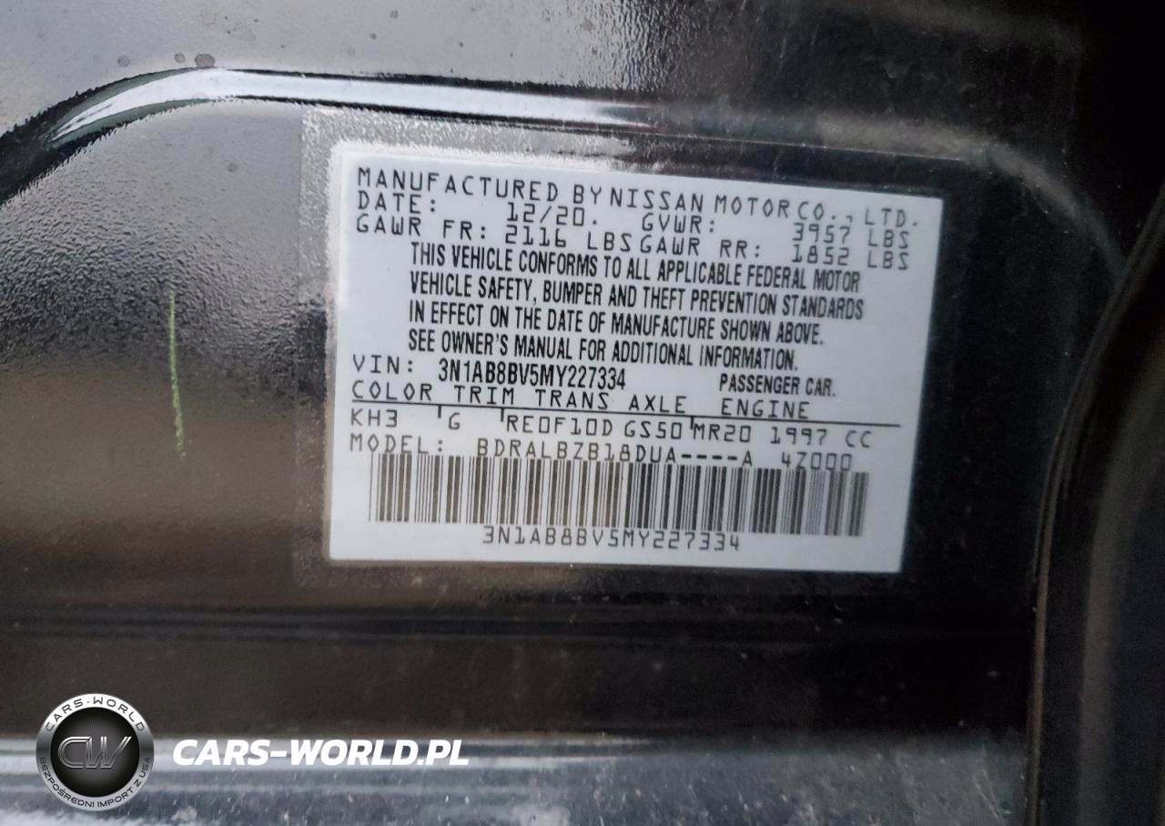 2021 Nissan Sentra S VIN:3N1AB8BV5MY227334 - 12