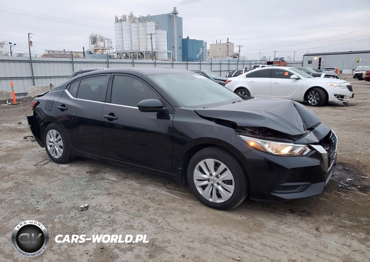 2021 Nissan Sentra S VIN:3N1AB8BV5MY227334 - 4