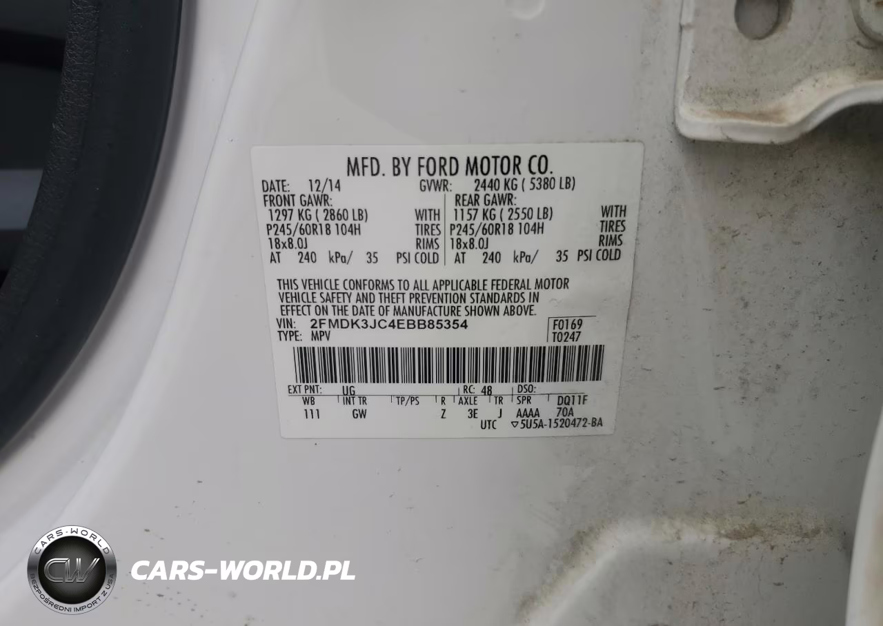 2014 Ford Edge VIN:2FMDK3JC4EBB85354 - 13
