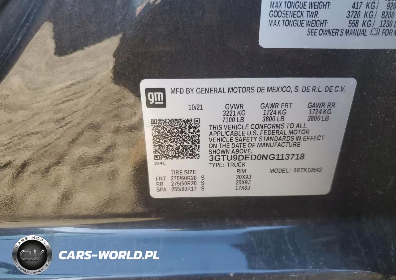 2022 GMC Sierra Limited K1500 Slt VIN:3GTU9DED0NG113718 - 12