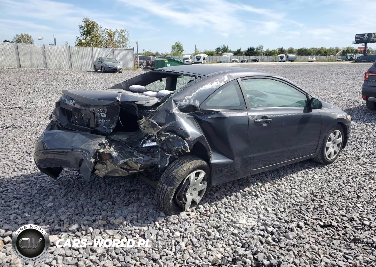 2007 Honda Civic Lx VIN:2HGFG12697H555680 - 3