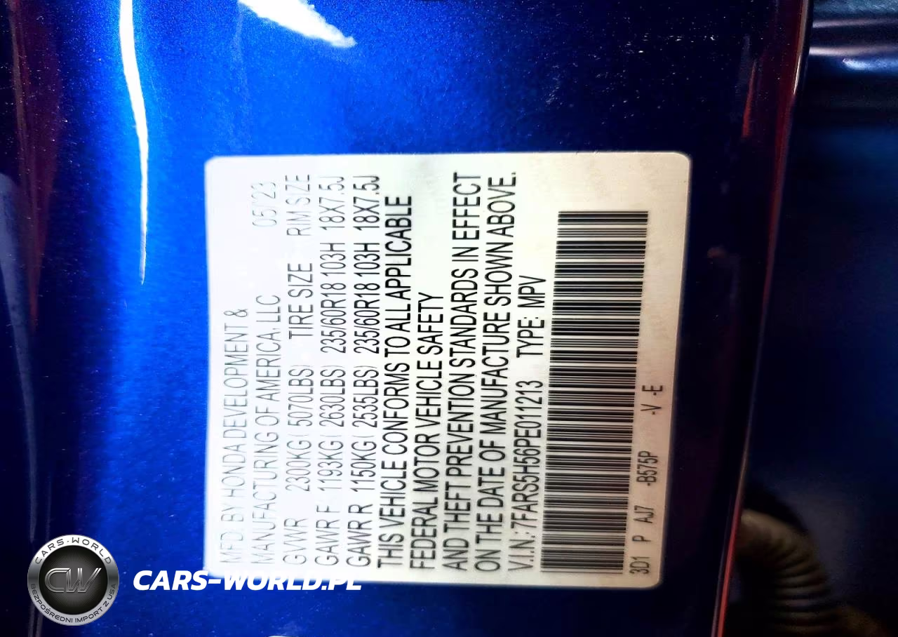 2023 Honda Cr-V Sport VIN:7FARS5H56PE011213 - 14