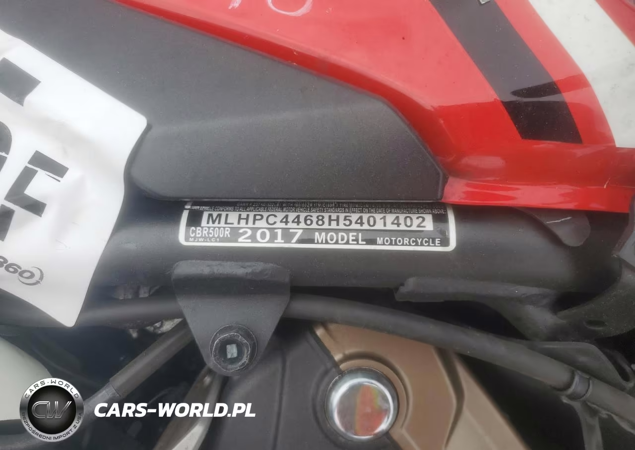2017 Honda Cbr500 R VIN:MLHPC4468H5401402 - 9